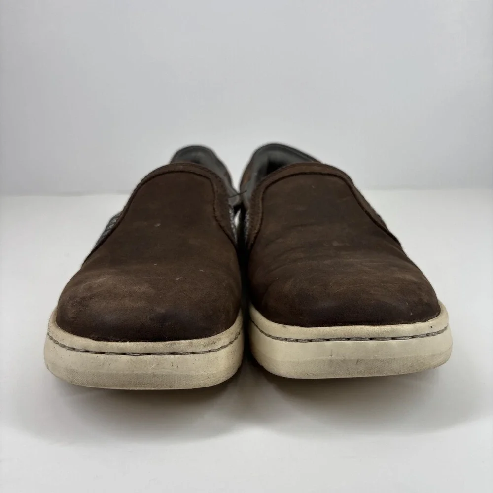 Ariat Ryder Cruiser Women's US 9B Palm/Brown Leather Comfort Slip-On Loafer Shoe